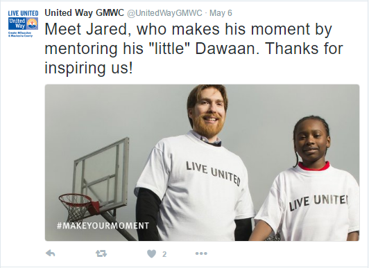 United Way Tweet