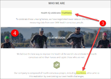 Health I.Q. Triathlete Landing Page Health I.Q. Triathlete Landing Page
