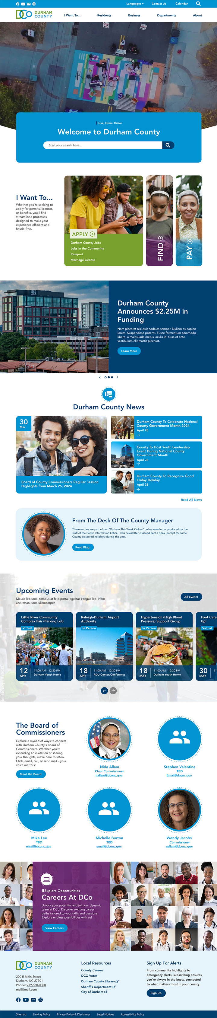 Durham County Homepage
