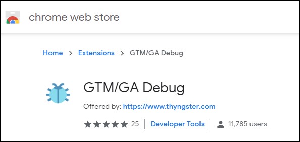 GTM and GA Debug extension