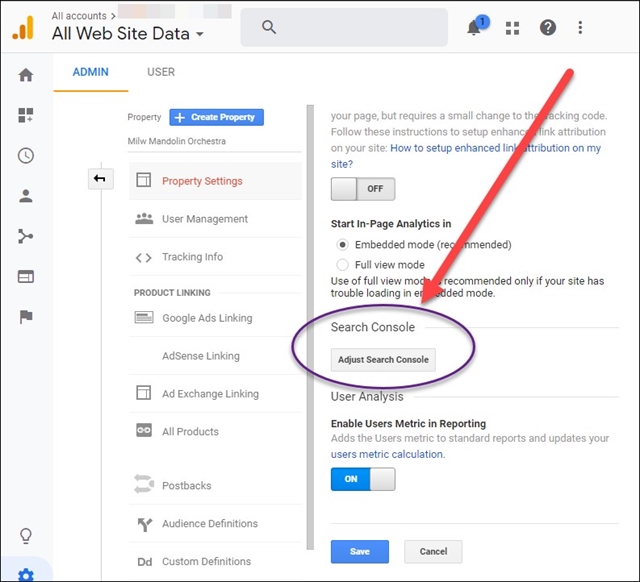 Adjust Search Console Data