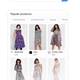 Example of a floral dress search on mobile