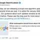 Tweet from Google Liasion announcing the newest core update