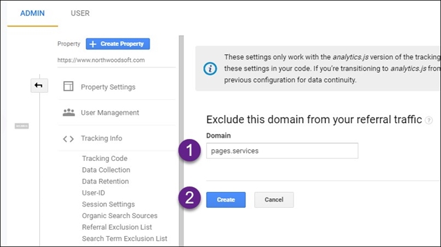 Referral Exclusion List Set Up