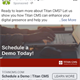 Titan CMS remarketing ad that asks viewers to schedule a demo
