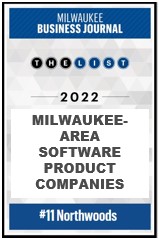 Milwaukee Business Journal Book of Lists badge for milwaukee-area software product companies logo