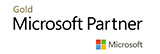 Microsoft gold partner logo.