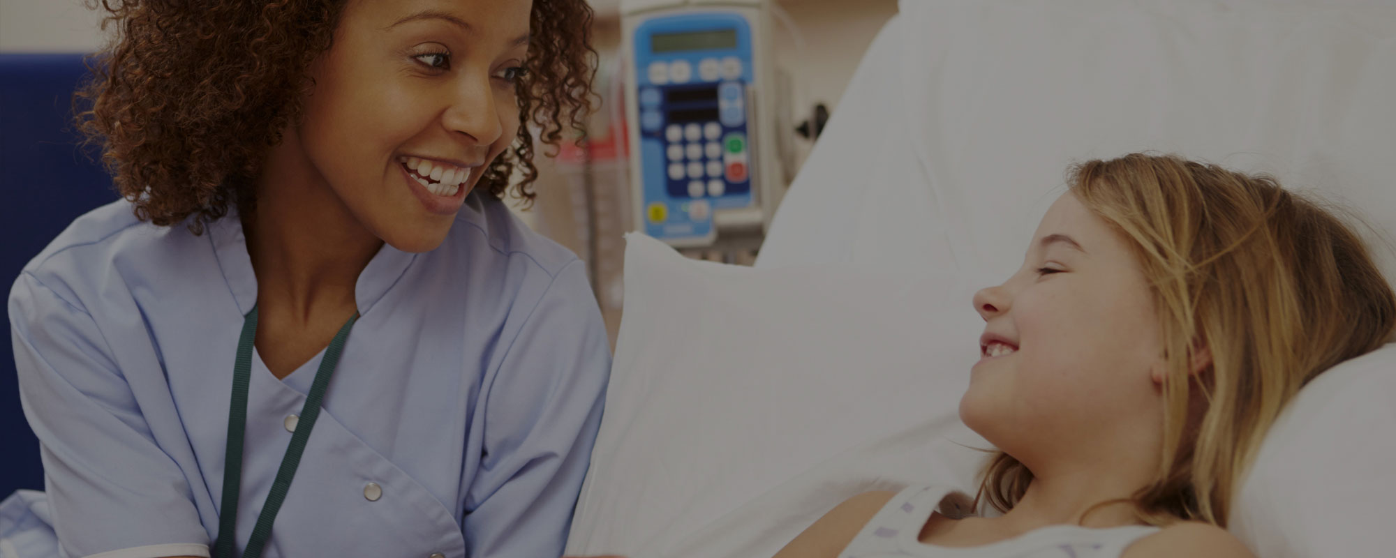 nurse talking with a patient