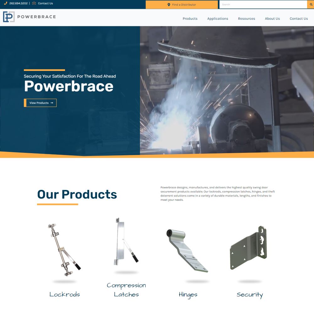 The Powerbrace website home page