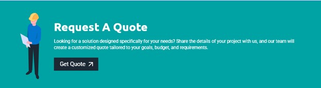 An example of how vector artwork can subtly spotlight your calls to action