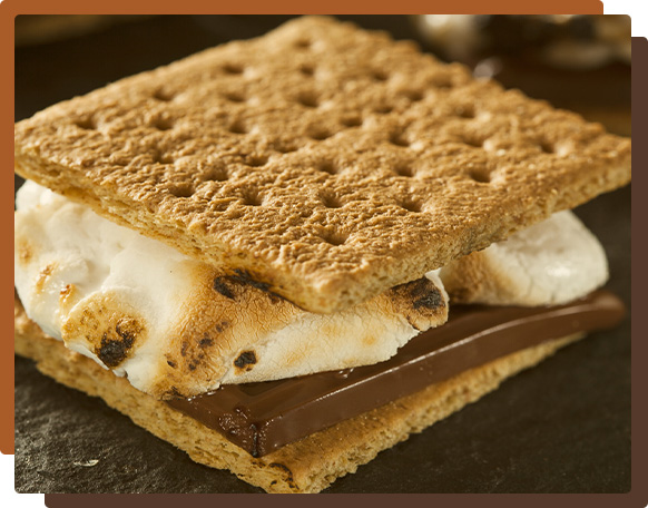 close up s'more