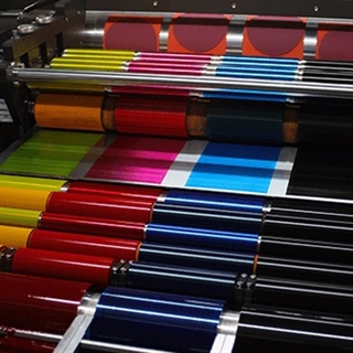 offset printing press ink rollers